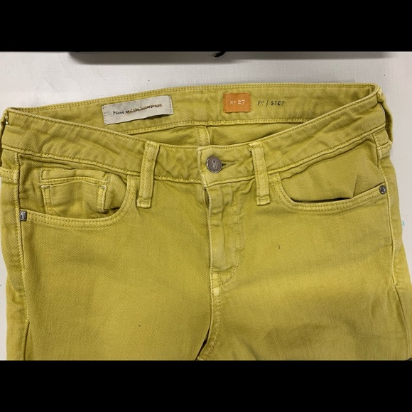 Yellow skinny jeans, Anthropologie - Picture 3 of 8